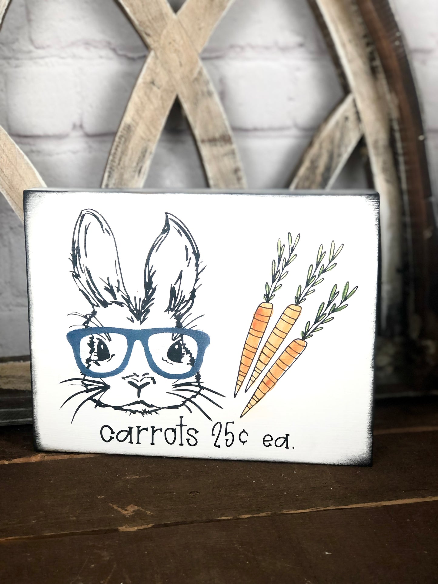 BUNNY SIGNS - WOOD SIGN