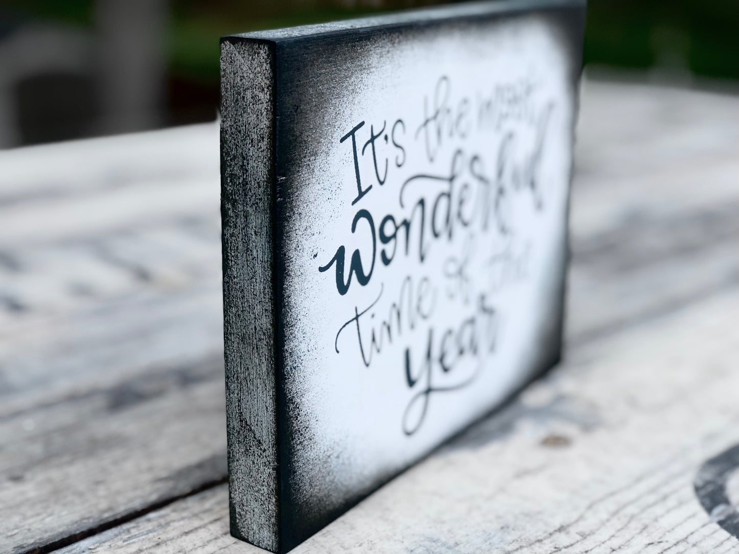 IT'S THE MOST WONDERFUL TIME OF THE YEAR-WOOD SIGN