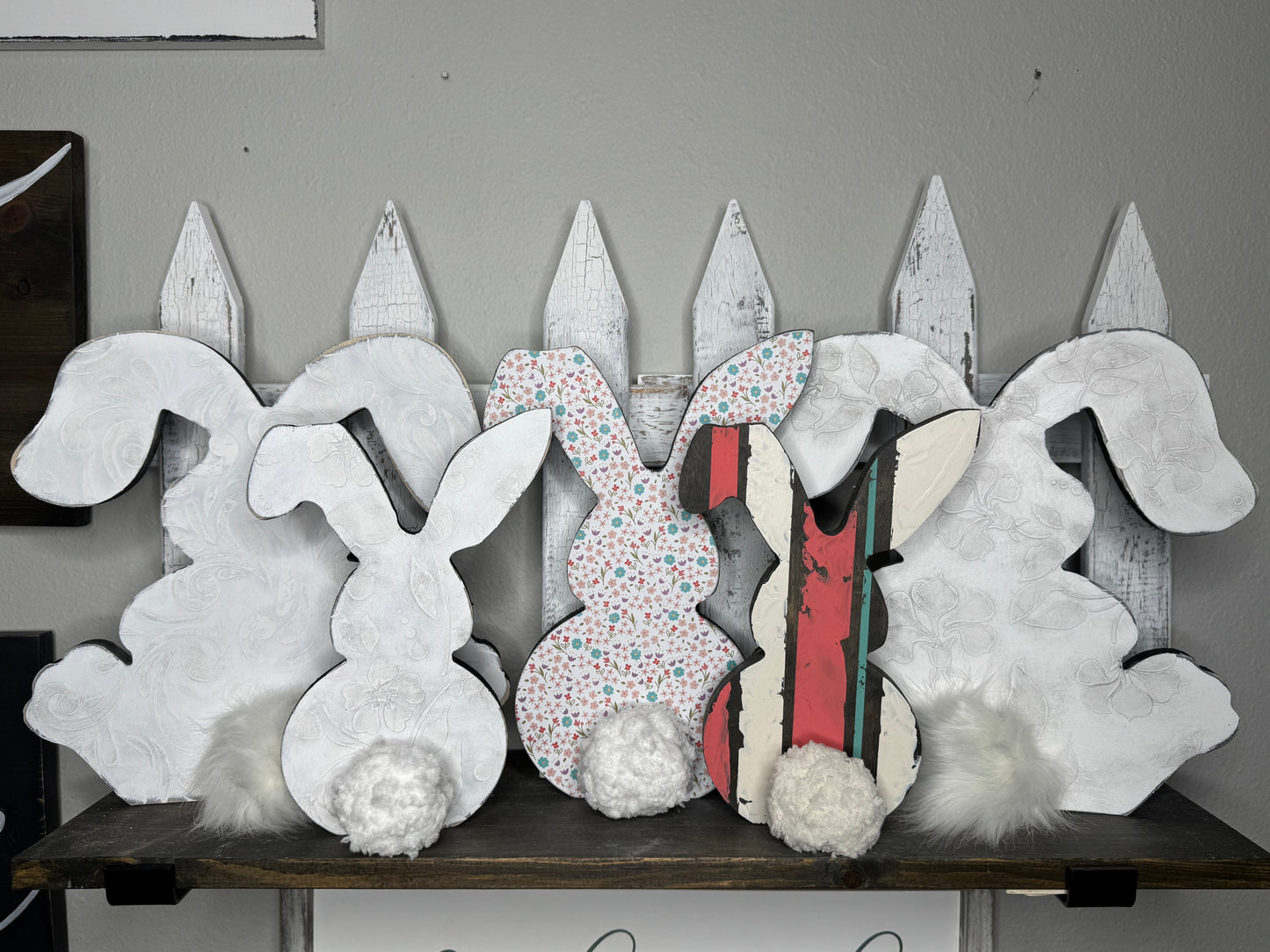 WOOD TEXTURED BUNNIES