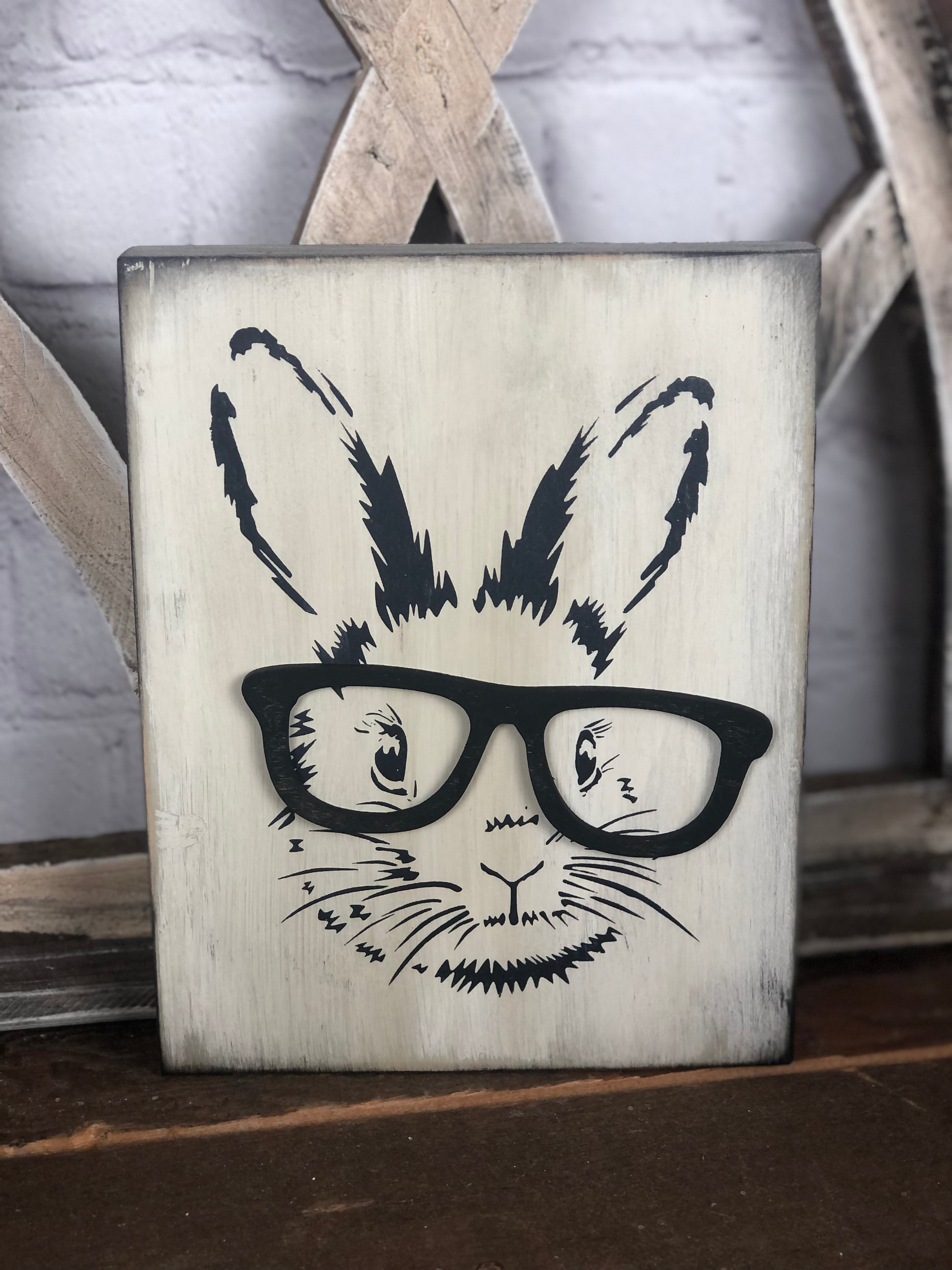 BUNNY SIGNS - WOOD SIGN – The Farmers Daughters and Co