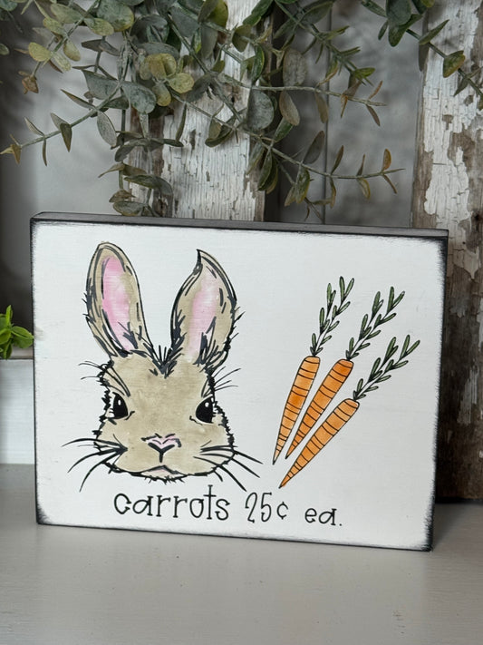 BUNNY WITH GLASSES/WATERCOLOR BUNNY