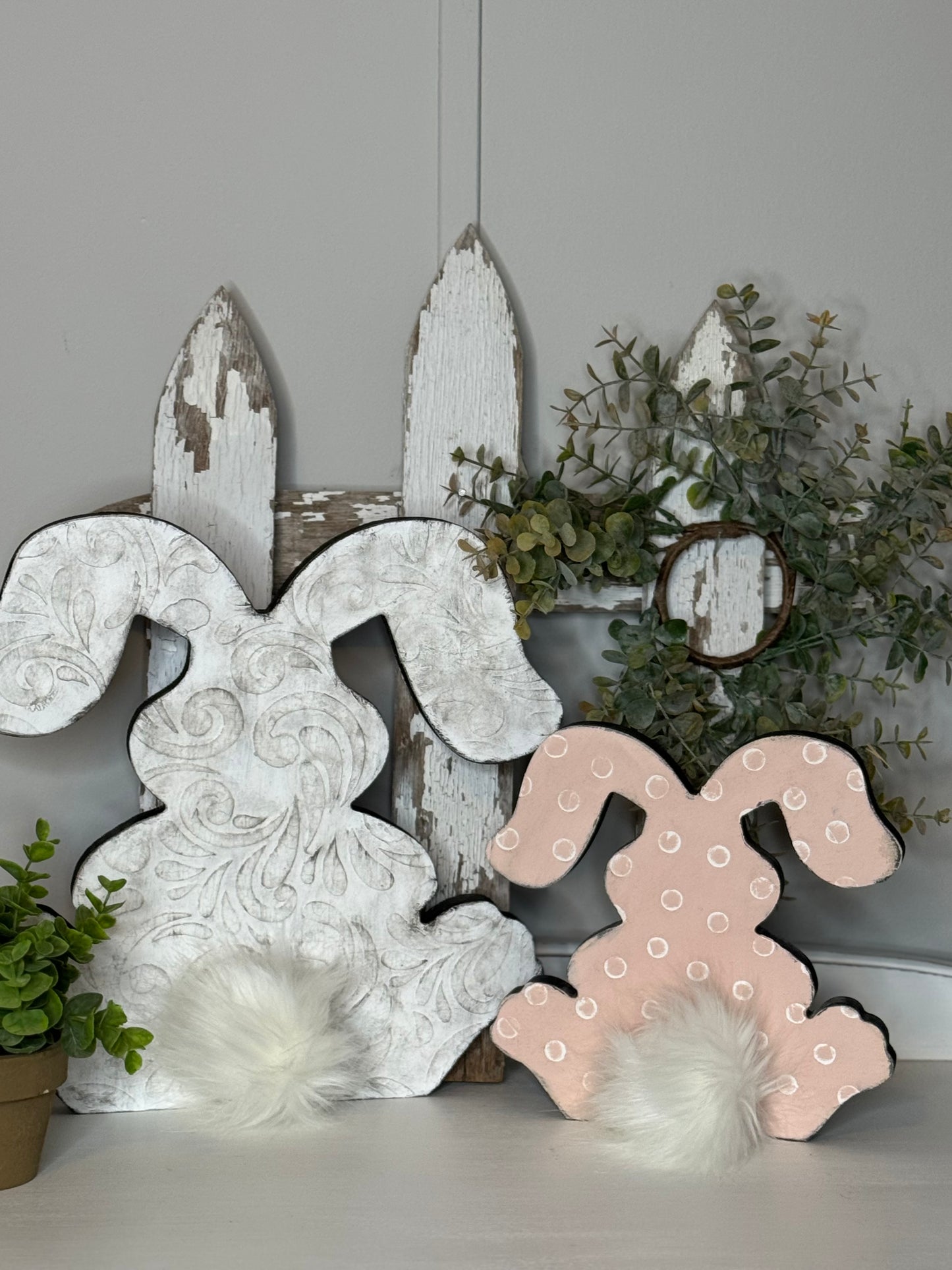 WOOD TEXTURED BUNNIES