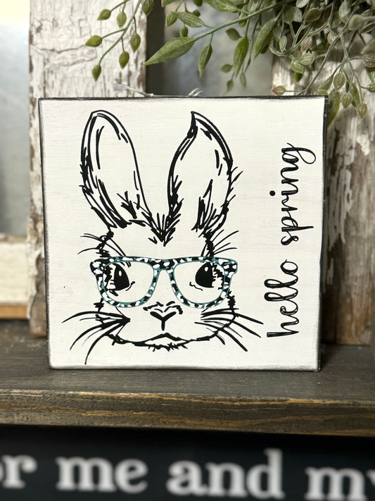 BUNNY SIGNS - WOOD SIGN