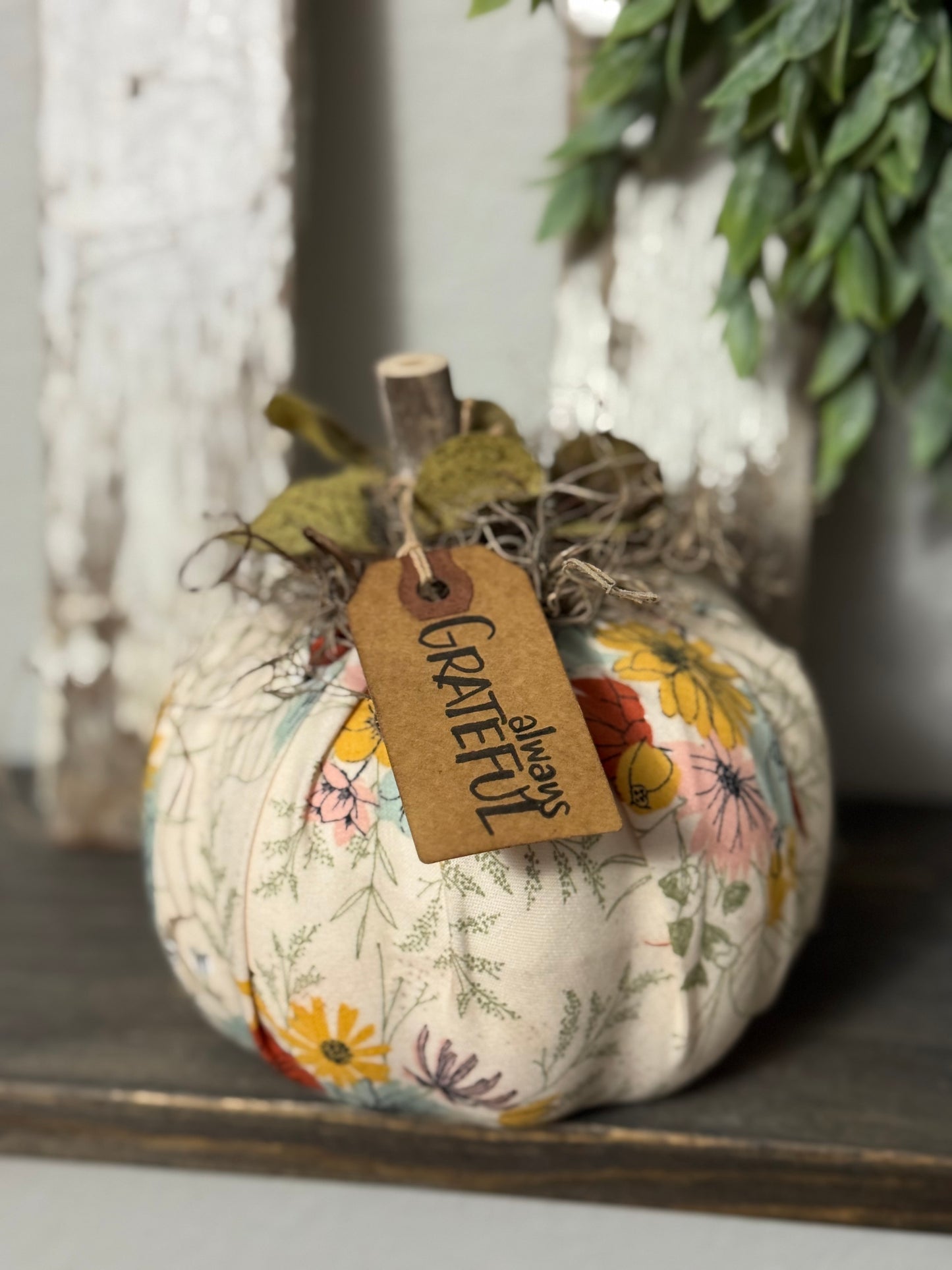 FABRIC COVERED PUMPKINS -WHILE SUPPLIES LAST
