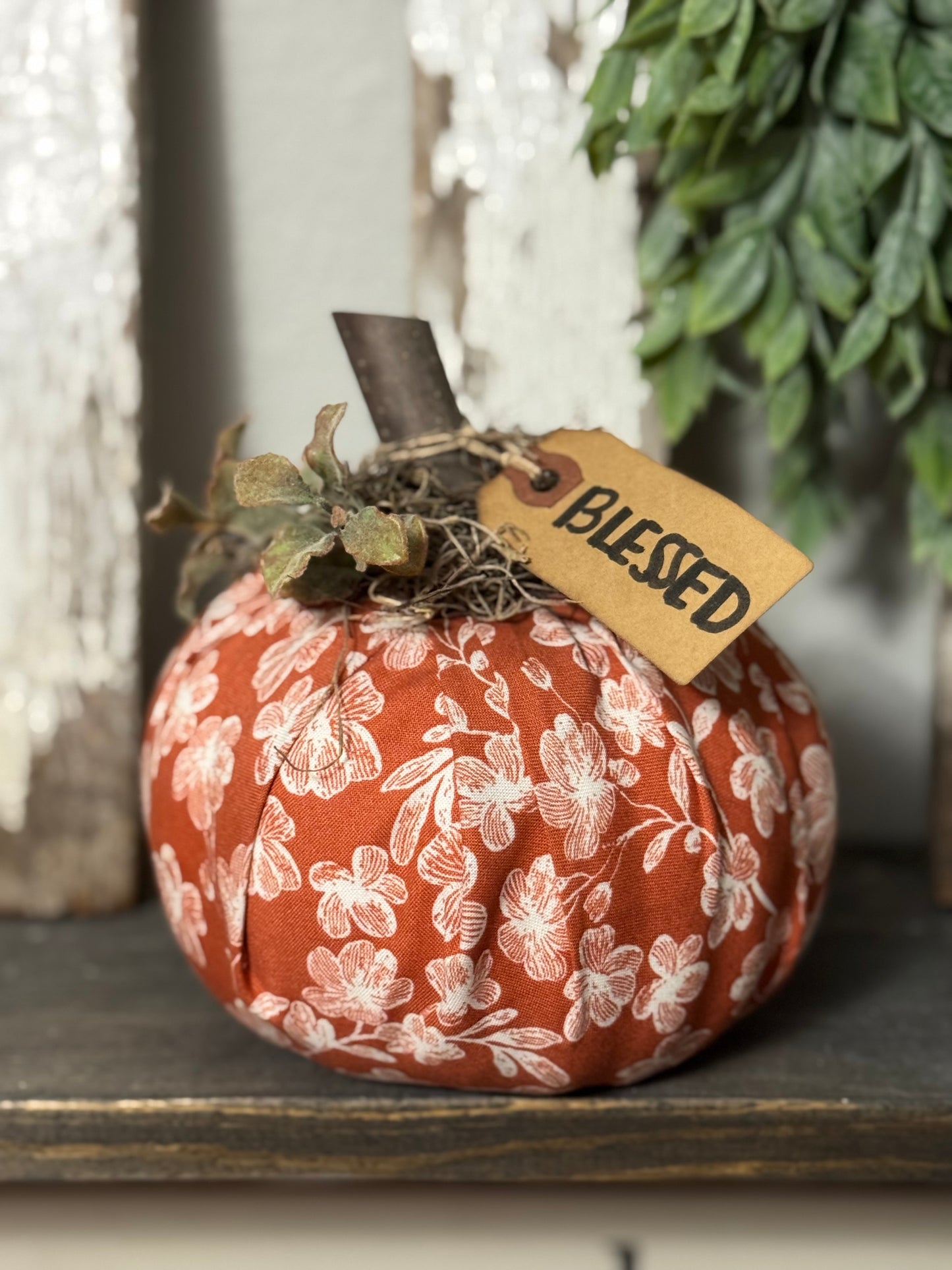FABRIC COVERED PUMPKINS -WHILE SUPPLIES LAST