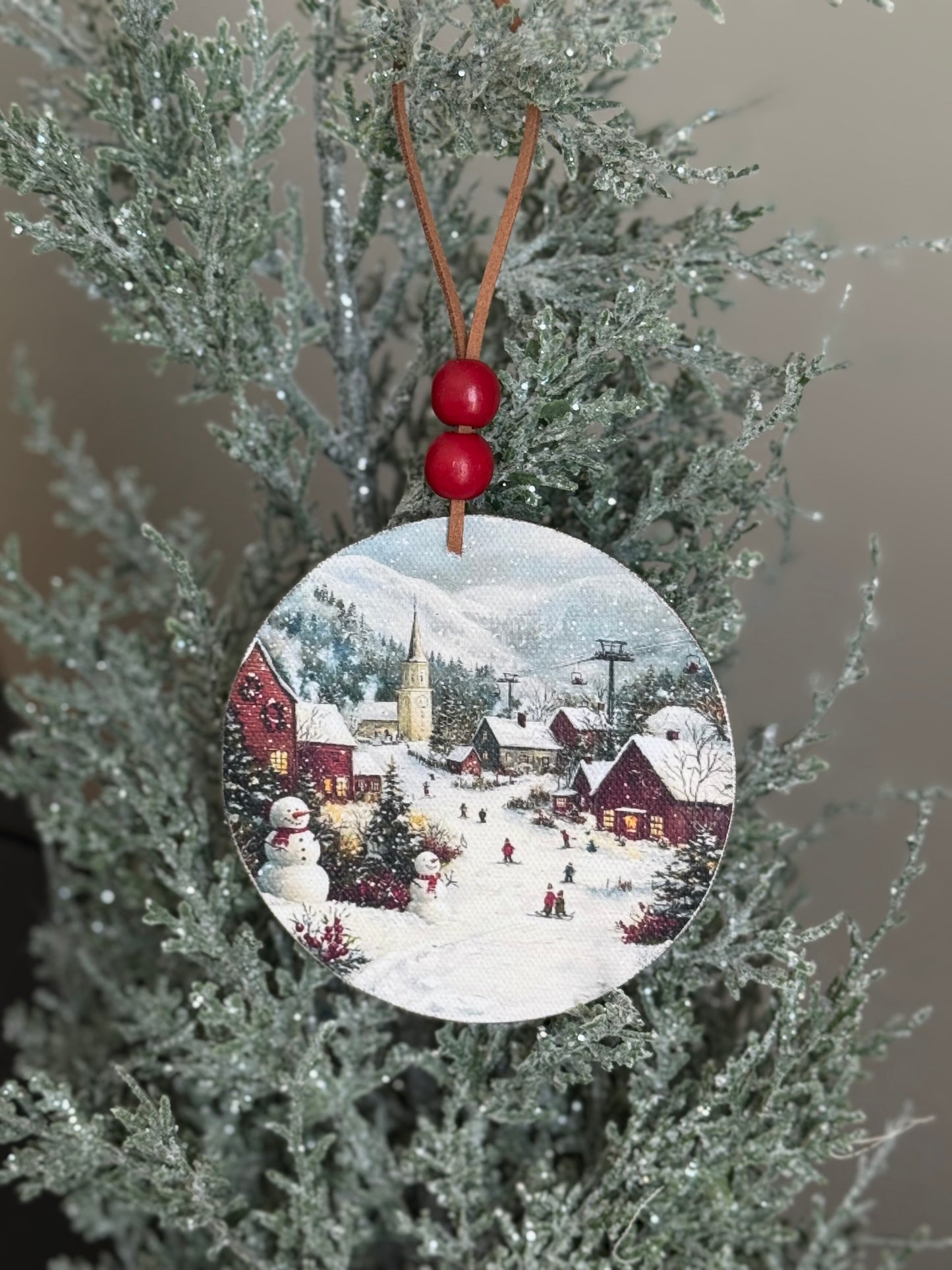 CHRISTMAS ORNAMENT- ASST ADORABLE COZY COUNTRY ORNAMENT