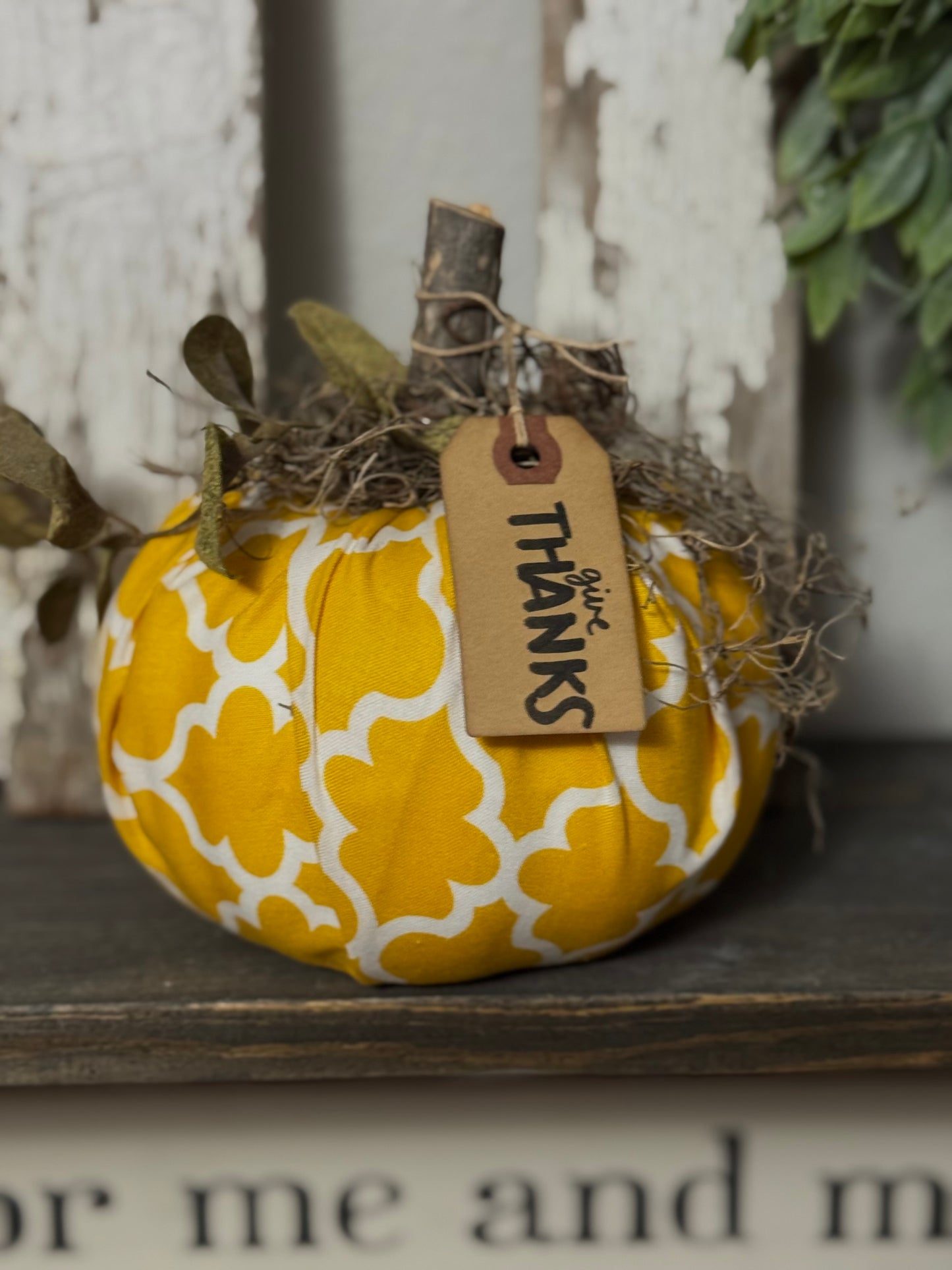 FABRIC COVERED PUMPKINS -WHILE SUPPLIES LAST