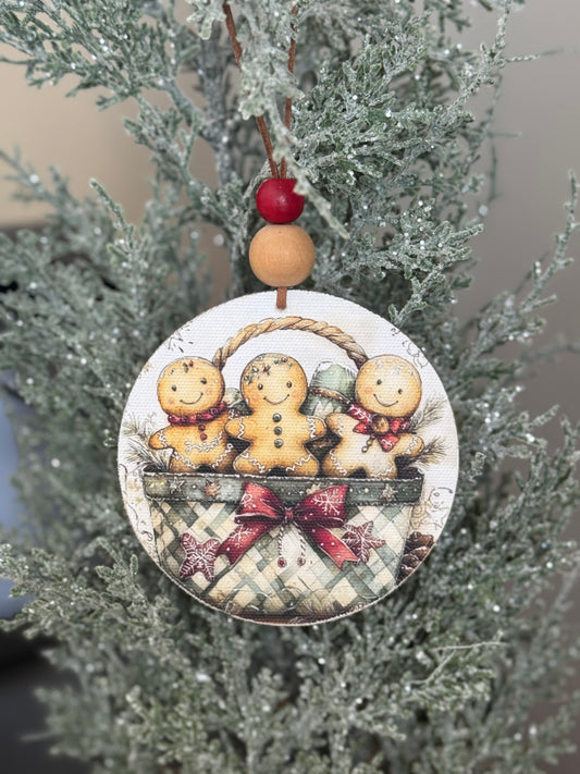 CHRISTMAS ORNAMENT- ASST ADORABLE COZY COUNTRY ORNAMENT