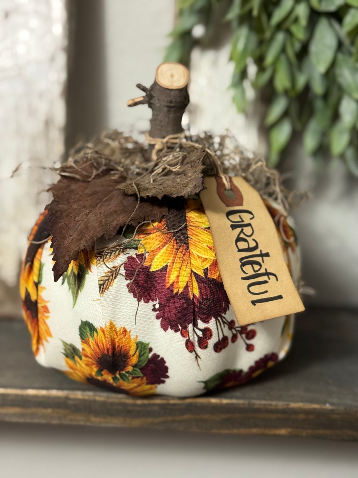 FABRIC COVERED PUMPKINS -WHILE SUPPLIES LAST